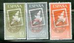 Espagne 1961 Y&T 1021/23 * Journe mondiale du timbre
