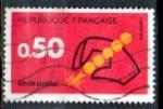 France Oblitr Yvert N1720 Code Postal 1972