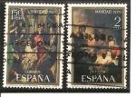 Espagne N Yvert 1657/58 - Edifil 2002/03 (oblitr)