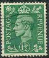 R-U / U-K (G-B) 1951 - Roi/King George VI, 1.5 D, obl - YT 253 