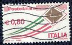 Italie 2014 Oblitr Used Posteitaliane Enveloppe volante 0,80 euro SU