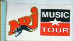 NRJ MUSIC TOUR / FM STEREO /  autocollant / RADIO