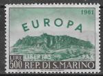 SAINT-MARIN N523* (europa 1961) - COTE 40.00 