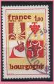 France Oblitr Yvert N1848 Rgion BOURGOGNE 1975