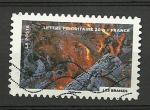 France timbre oblitr anne 2012 srie "la fte du feu : les braises"