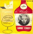 EP 45 RPM (7")  Annie Cordy  "  Cigarettes whisky et p'tit's ppes  "