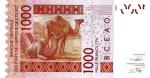 Afrique De l'Ouest Togo 2012 billet 1000 francs pick 815l neuf UNC