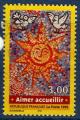 France 1999 - YT 3255 - cachet rond - timbre aimer accueillir
