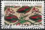 France 2019 Tissus Motifs Nature Inspiration Africaine Timbre 10 Y&T 1662