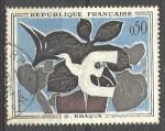 France 1961; Y&T n 1319; 0,50F tableau de Braque