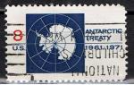 Etats-Unis / 1971 / Trait sur l'Antarctique / YT n 924, oblitr