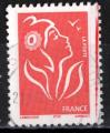 France Lamouche 2005; Y&T n° 3734a; sans valeur, rouge, ITVF, GAO