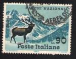 Italie 1967 Oblitr rond Used Stelvio Cerf Montagnes Parc National