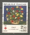 France 1984  YT n2345 Croix-Rouge, oeuvre de Caly  Oblitr 