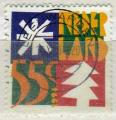 PAYS BAS N 1493 o Y&T 1994 timbre pour l'affranchissement du courrier de noel e