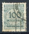 Timbre ALLEMAGNE Empire 1923  Obl  N 303  Y&T