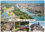 Carte Postale Moderne non crite Indre et Loire 37 - Tours, jardin de la France