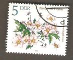 German Democratic Republic - Scott 2295  flower / fleur