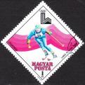 HONGRIE - 1979 - Yt PA n 424 - Ob - Jeux olympiques Lake Placid slalom