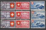 Suisse - 1939 - YT n 320/28 oblitr, 