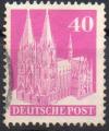ALLEMAGNE BIZONE N 58 o Y&T 1948 Monument (Cathdrale de Cologne)