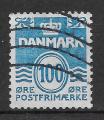 DANEMARK - 1983 - Yt n 781 - Ob - Srie Chiffre 100o bleu