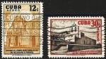 Cuba 1958 - YT Pa 173 & 174 ( Première Ecole Nationale ) Ob 