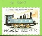 NICARAGUA YT P-A N1100 OBLIT