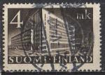 Finlande 1939; Y&T n 213; 4m brun-noir, htel des Postes d'Helsinki