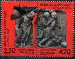 FRANCE - 1993 - Martyrs et hros de la rsistance   - Yvert 2813A Neuf **