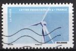 France 2013; Y&T n aa900; lettre prioritaire 20g, fte de l'air, olienne