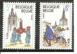 Belgique N Yvert 1952, 1954 (neuf/**)