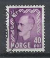 NORVEGE - 1955/57 - Yt n° 363 - Ob - Haakon VII 40o lilas
