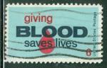 tats-Unis 1971 Y&T 918 oblitr Pour le don du  sang