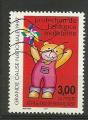 France timbre n 3124 oblitr anne 1997 Protection de l'enfance Maltraite