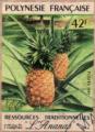 Polynsie Franaise 1991 - Ressource traditionnelle : ananas - YT 374 