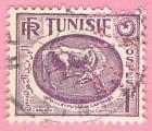 Túnez 1950-53.- (P) Museos. Y&T 339º. Scott 215º. Michlel 370º.