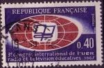 1515 - 3me congrs de l'Union Europenne de radiodiffusion - oblitr - 1967