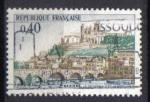 FRANCE  1968 - YT 1567- Bziers - cathdrale et pont vieux