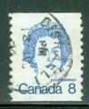 Canada 1973 Y&T 514 oblitr Reine lisabeth Non dent Haut et Bas