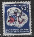 DDR - 1951 - YT n  44  oblitr