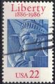 Etats Unis 1986 Oblitr Used Tte de la Statue de la Libert SU