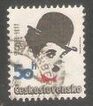 Czechoslovakia - Scott 2734     Charlie Chaplin