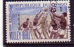 Congo 1966  Y&T  190  oblitr   volley ball