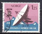 NORVEGE - 1980 - Tlphone - Yvert 771 Oblitr 