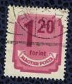 Hongrie 1946 Oblitr Used Chiffres Port D 1,20 forint lilas rouge SU