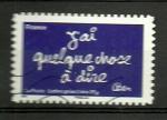 France timbre n 616 oblitr anne 2011 Les lettres de Ben