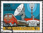 Hongrie 1978 - YT 2629 ( Train et tlcommunications ) Ob