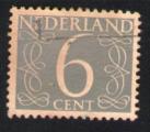 Pays Bas 1954 Oblitr Used Stamp 6 cent gris