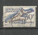 FRANCE - cachet rond  - 1953 - n 962